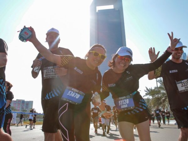 Participants enjoying the marathon journey.